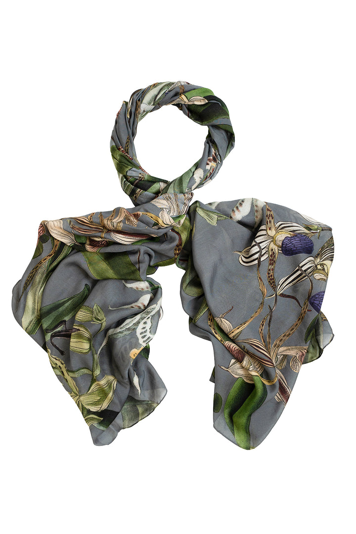 Orchid Grey Scarf