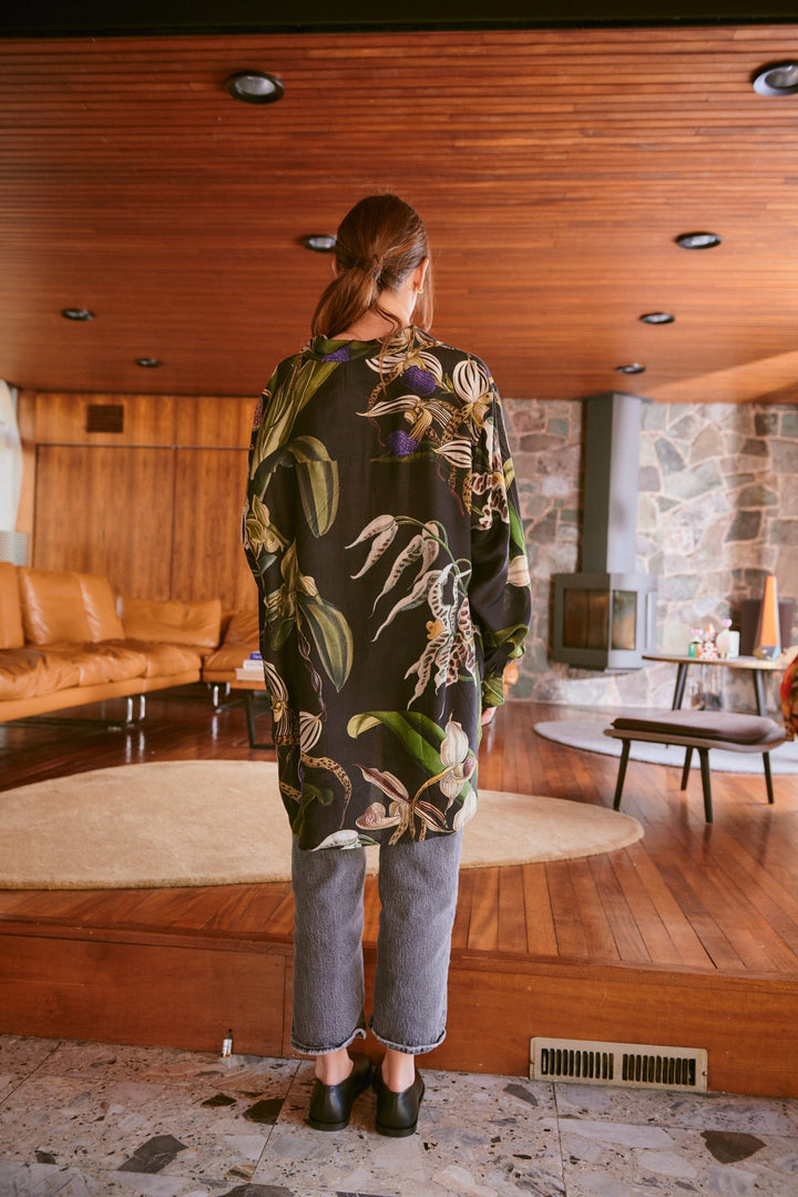 Orchid Black Oversized Shirt