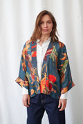 Orchid Teal Kimono