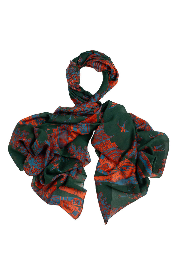 Pagoda Forest Scarf