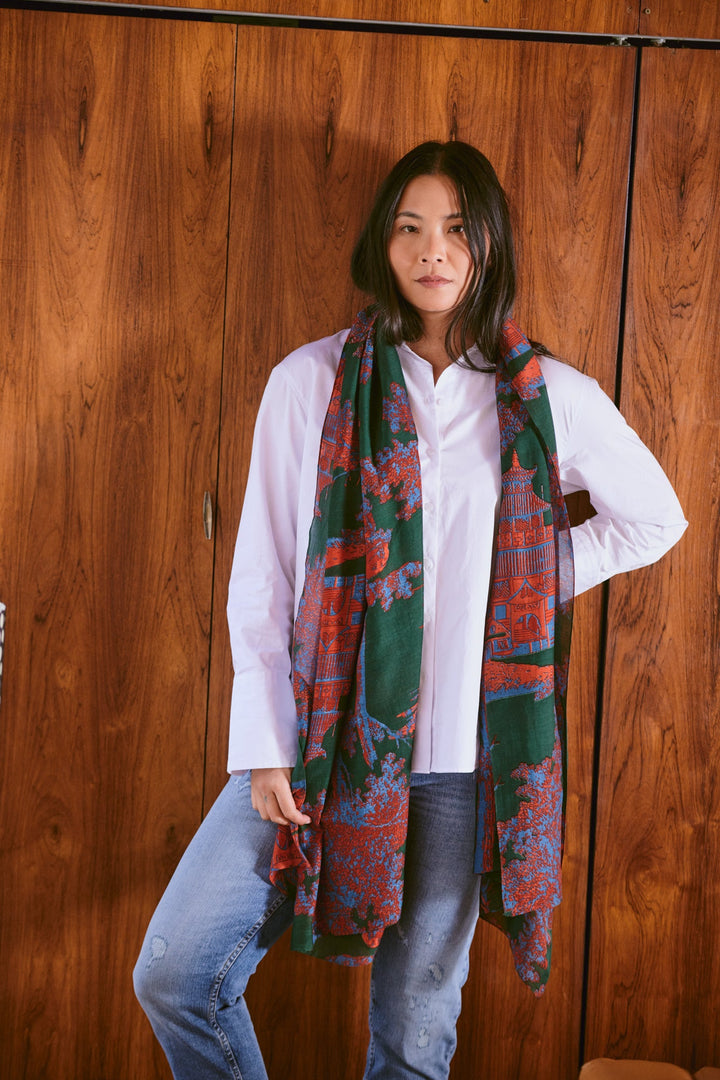 Pagoda Forest Scarf