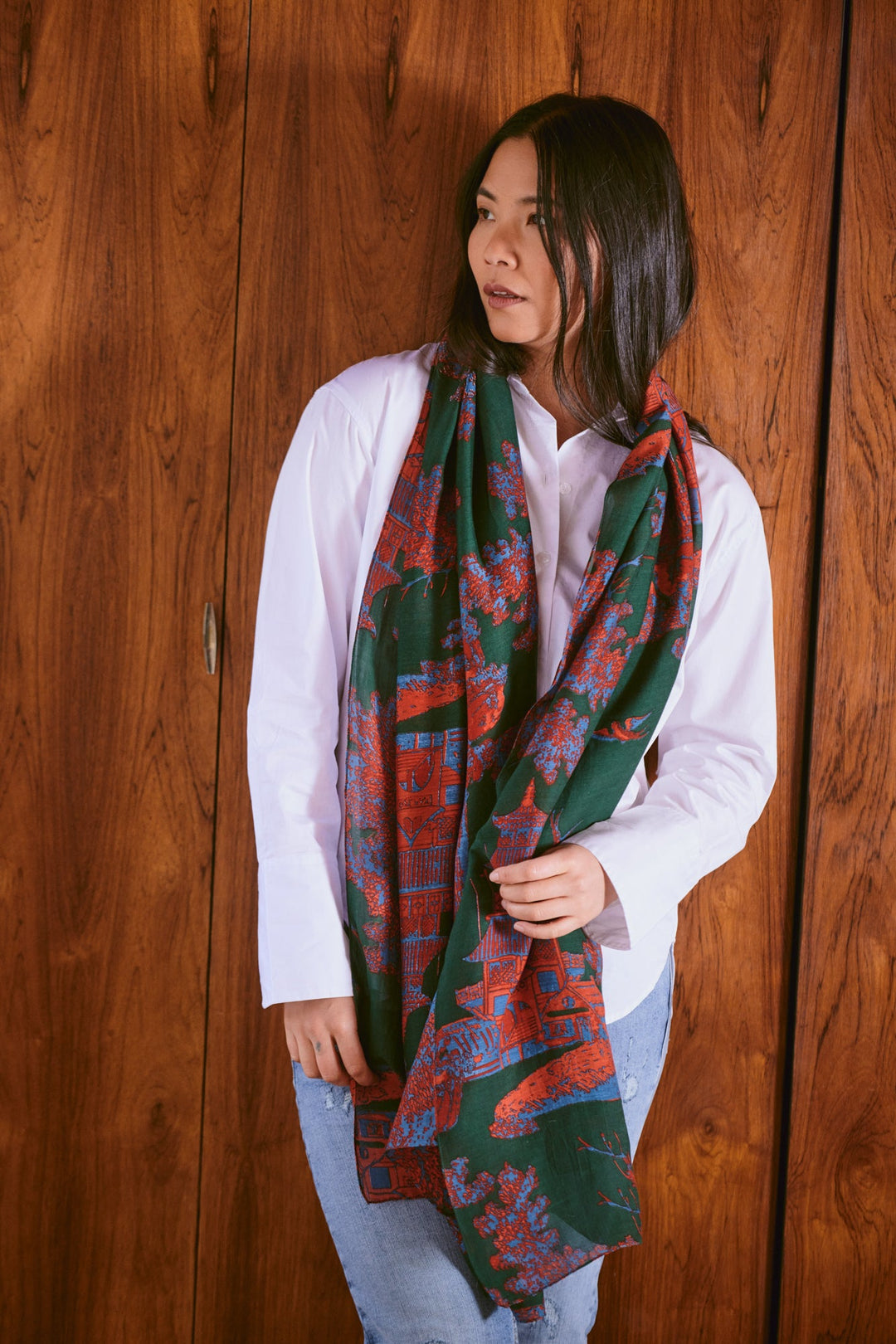 Pagoda Forest Scarf