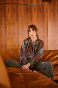 Pagoda Pewter PussyBow Blouse