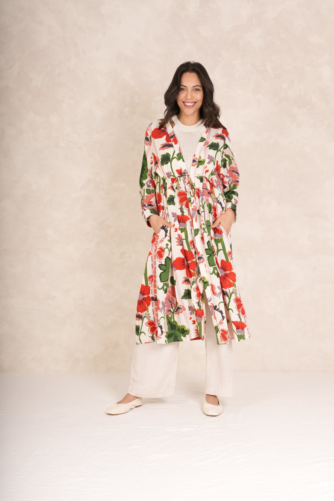 Poppy Red Duster Jacket