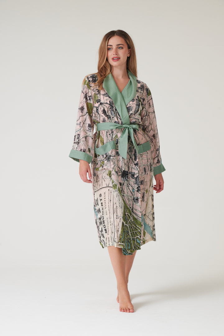 Paris Map Gown
