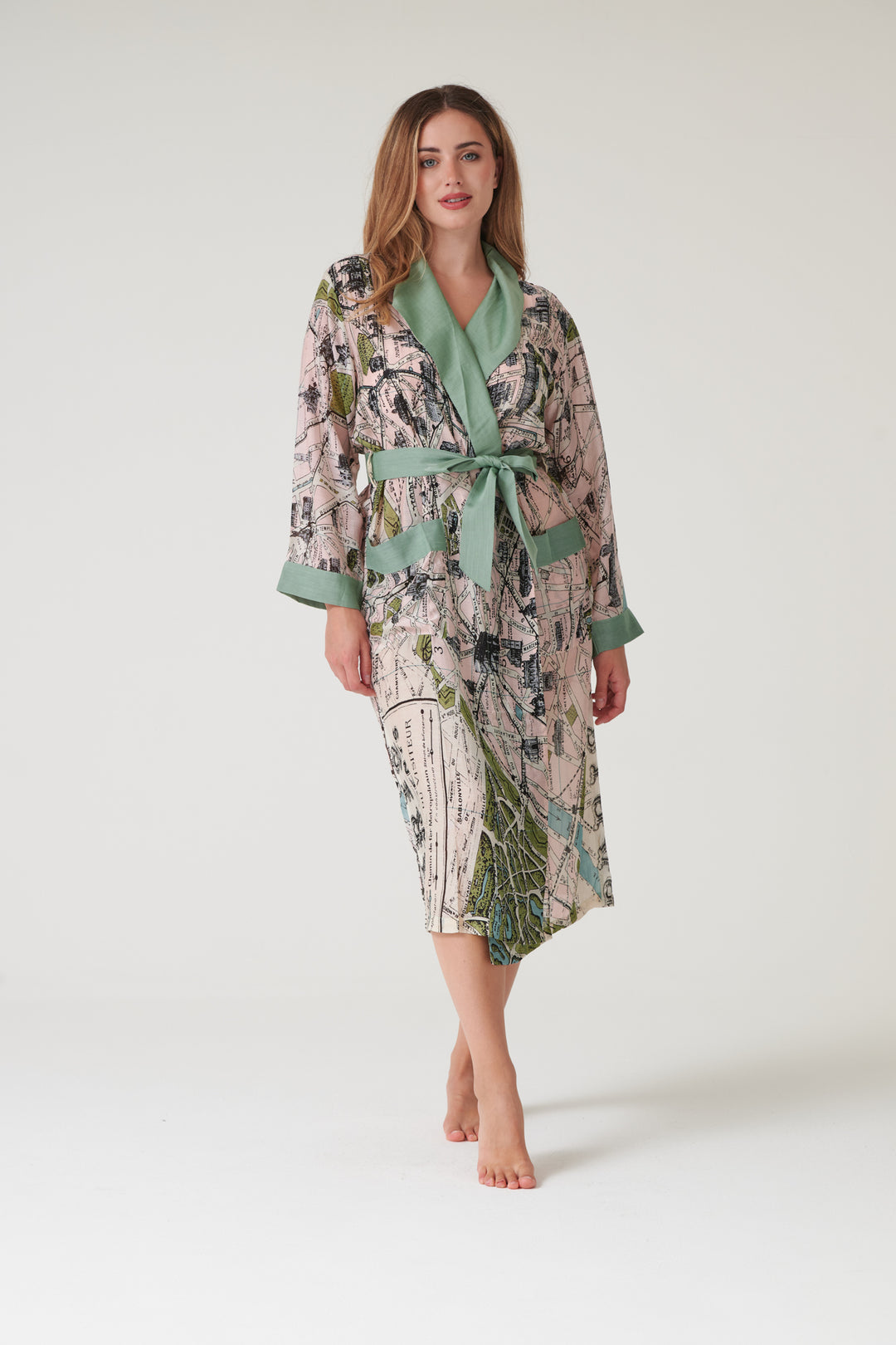 Paris Map Gown