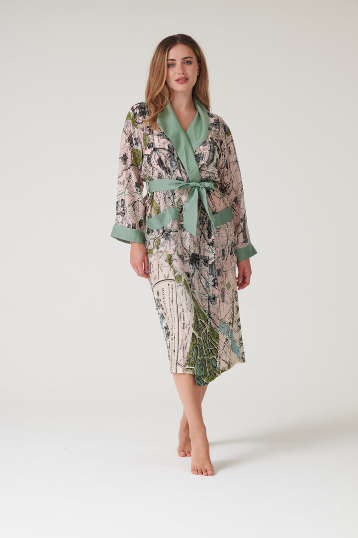 Paris Map Gown