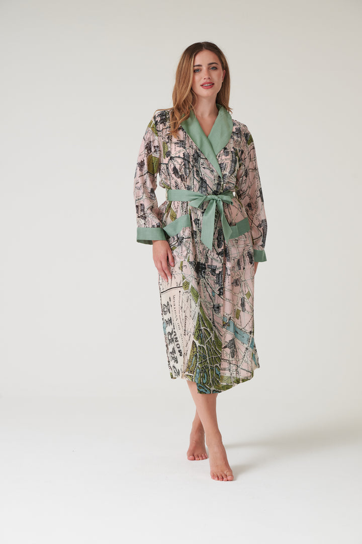 Paris Map Gown