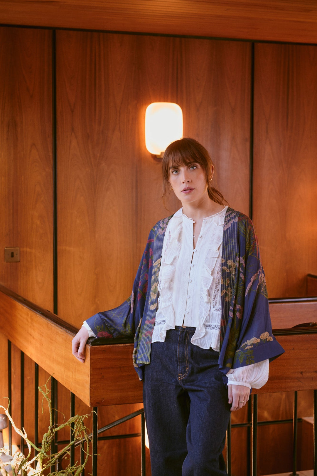 Parsley Seed Navy Kimono