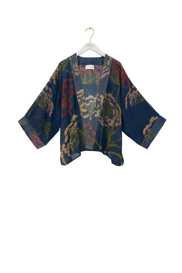Parsley Seed Navy Kimono