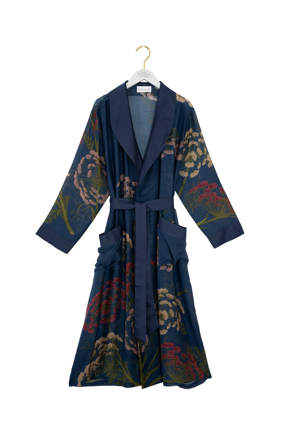 Parsley Seed Navy Gown One Hundred Stars USA Parsley Seed Navy Gown One Hundred Stars USA