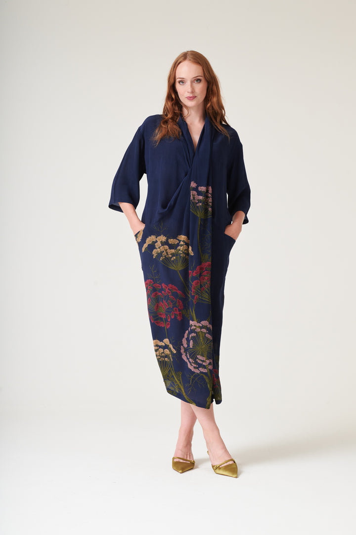 Parsley Seed Navy Rachel Dress