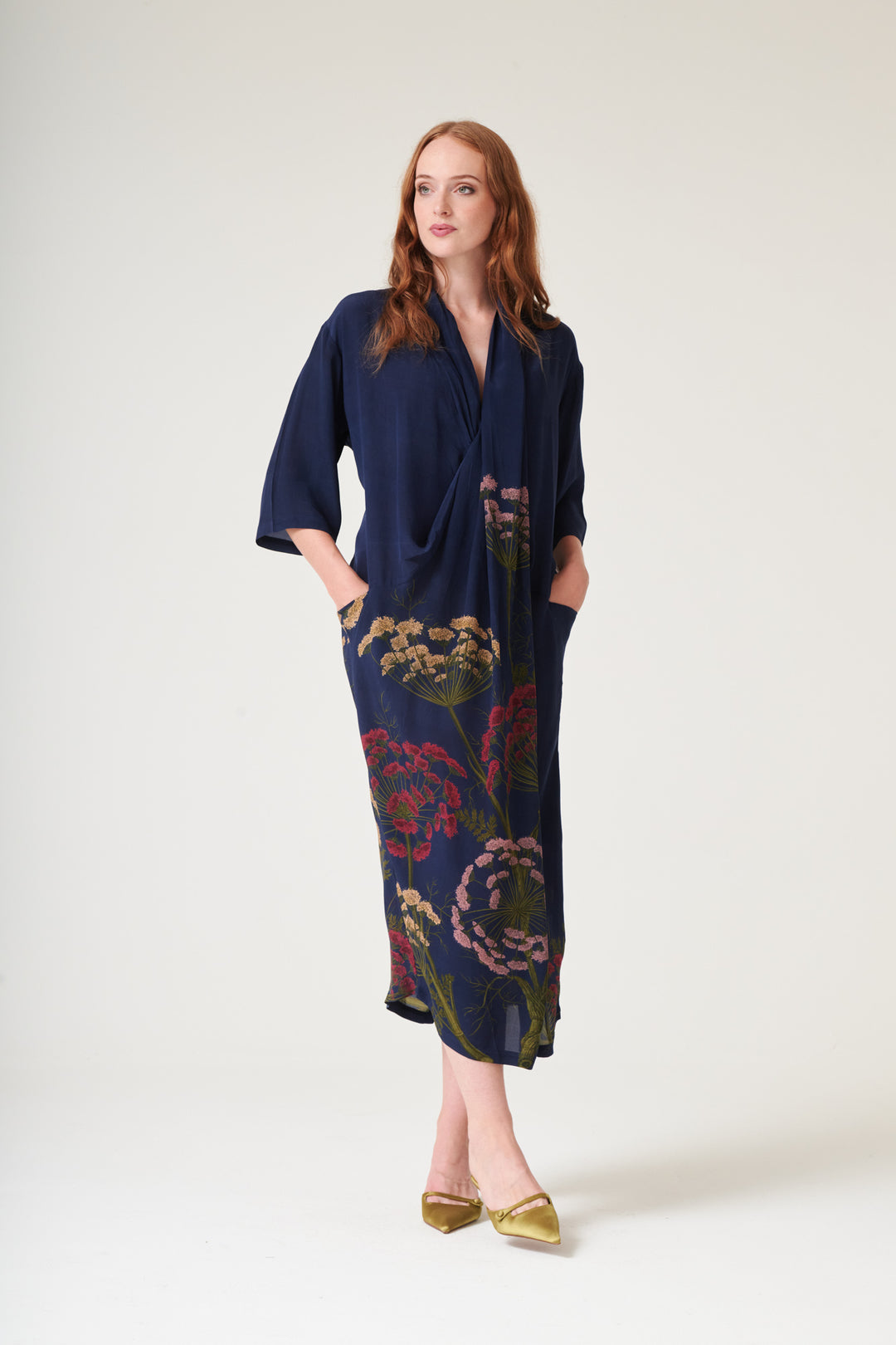 Parsley Seed Navy Rachel Dress