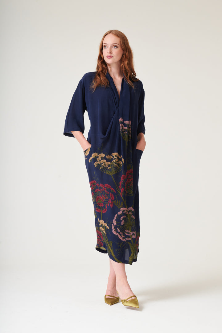 Parsley Seed Navy Rachel Dress