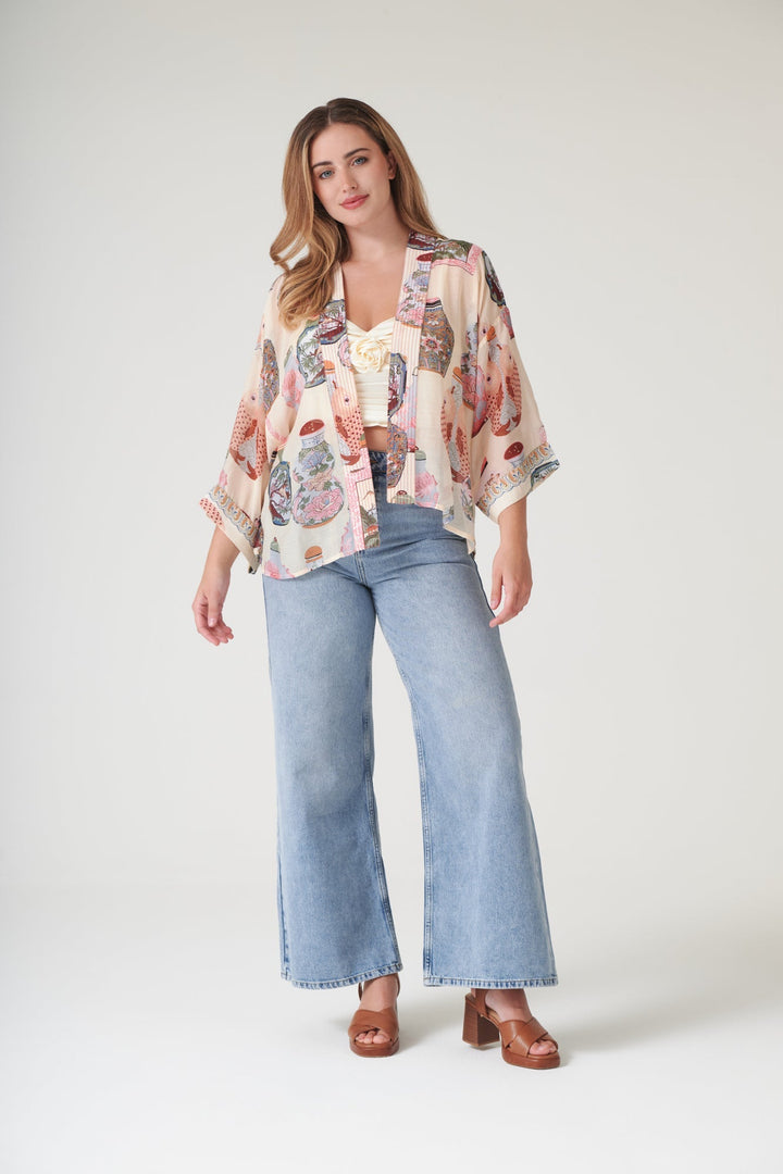 Perfume Bottles Blush Kimono - One Hundred Stars