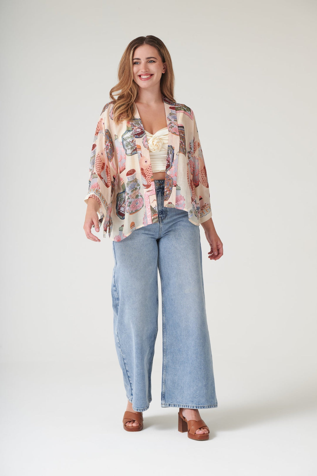 Perfume Bottles Blush Kimono - One Hundred Stars