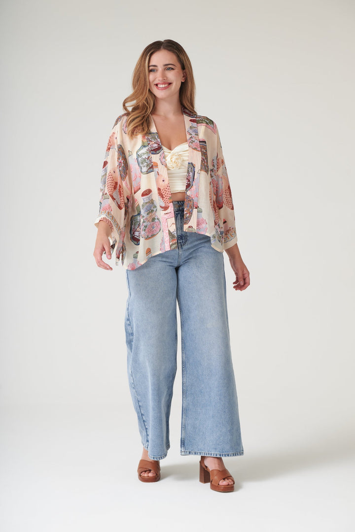 Perfume Bottles Blush Kimono - One Hundred Stars