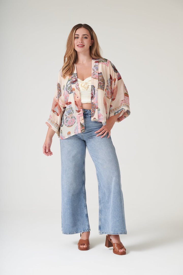 Perfume Bottles Blush Kimono - One Hundred Stars