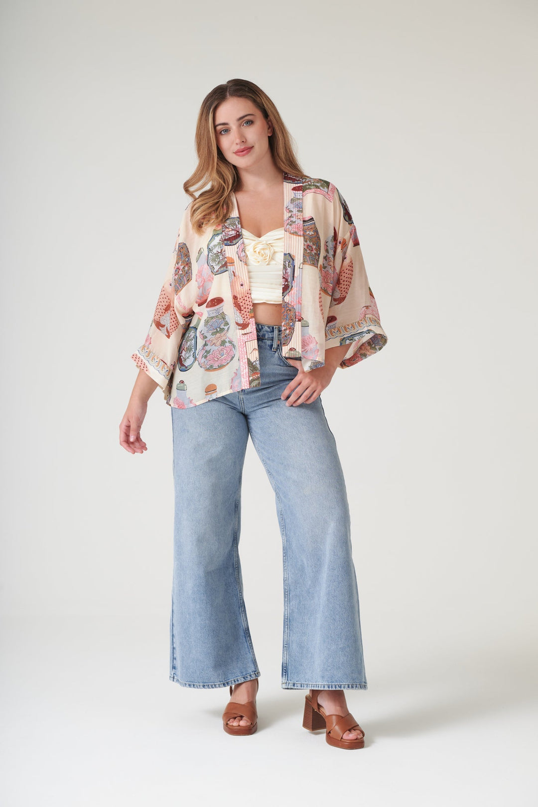 Perfume Bottles Blush Kimono - One Hundred Stars