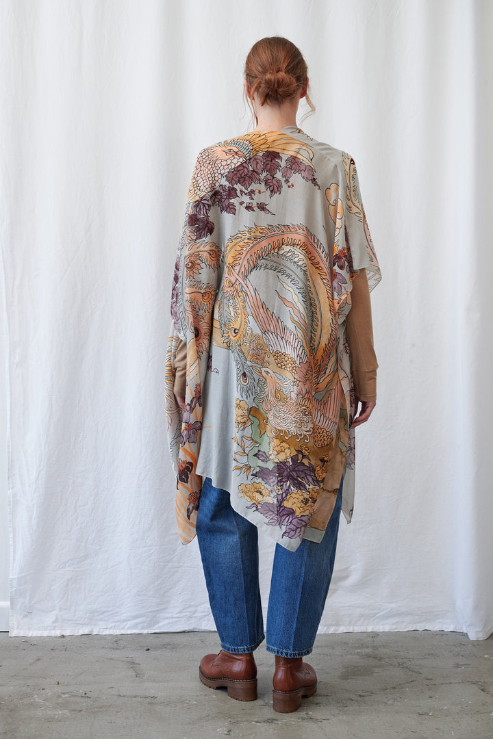 Phoenix Grey Throwover