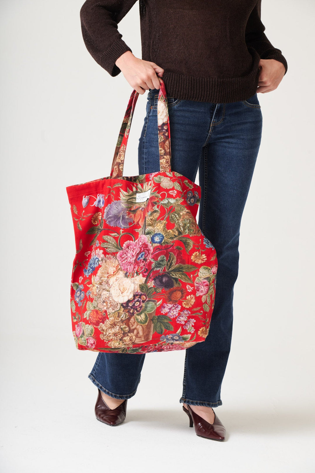 Primula Berry Canvas Bag