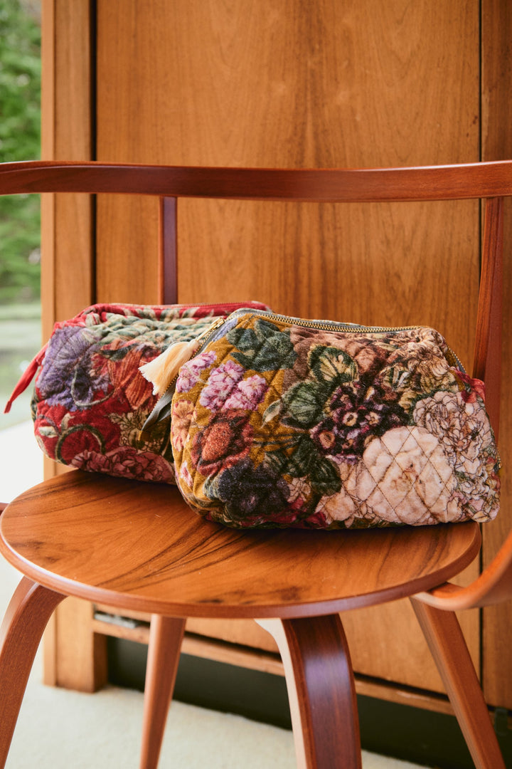 Primula Gold Velvet Pouch