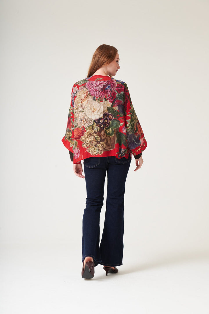 Primula Berry Kimono