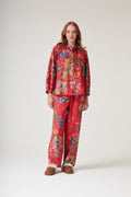 Primula Berry Poplin Pajama Set