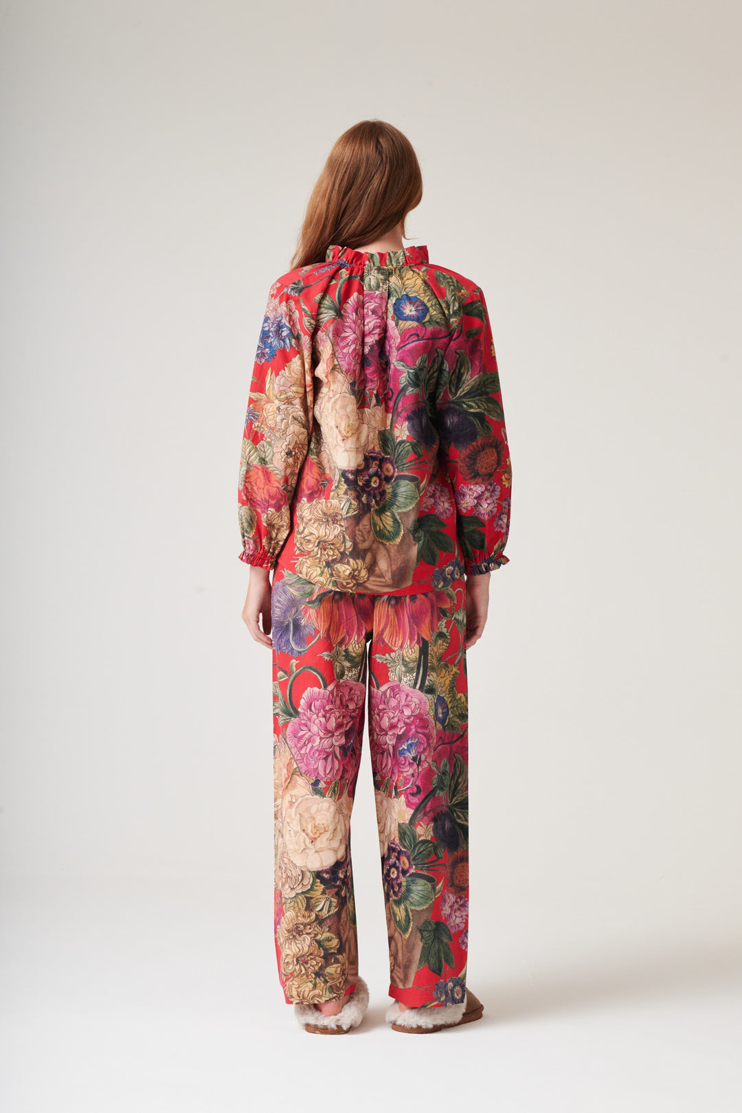 Primula Berry Poplin Pyjama Set