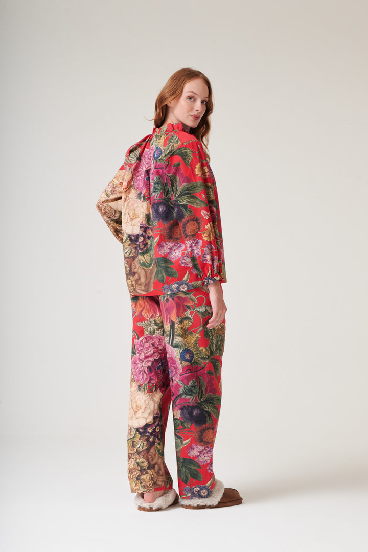 Primula Berry Poplin Pyjama Set