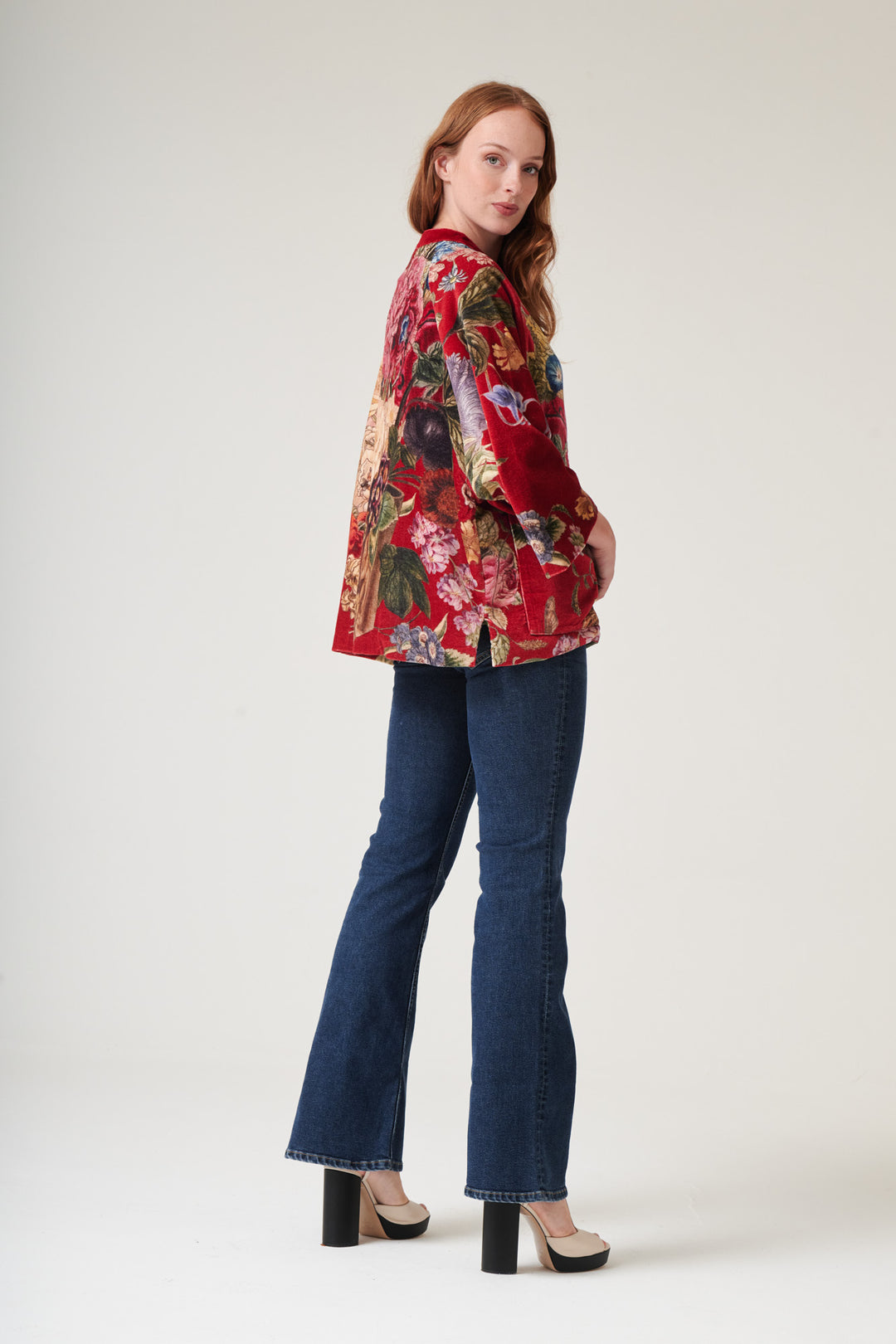Primula Berry Velvet Jacket
