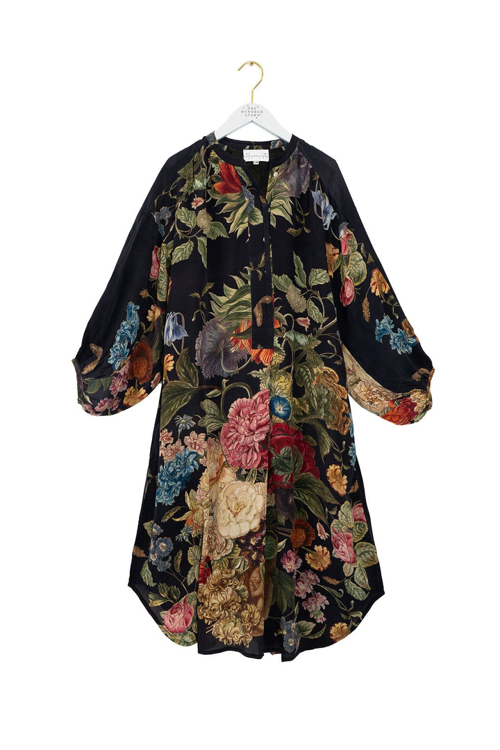 Primula Black Crepe Darcy Dress