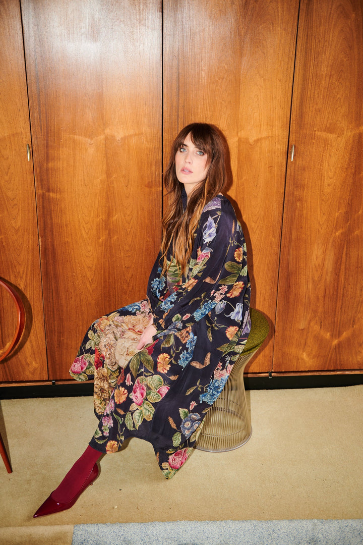 Primula Black Crepe Darcy Dress