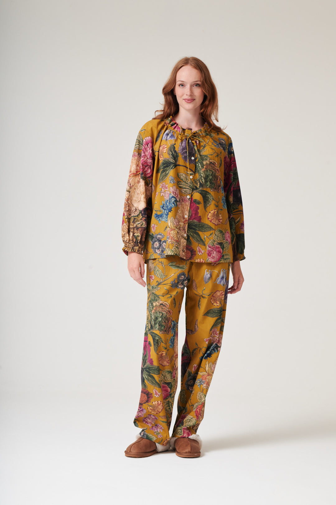Primula Gold Poplin Pyjama Set