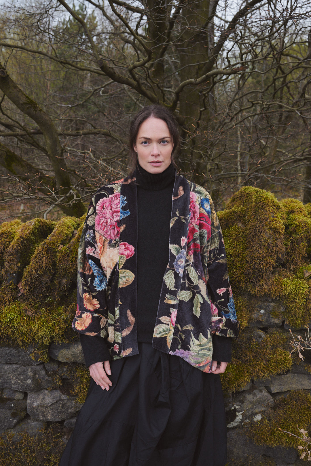 Primula Black Velvet Pocket Jacket
