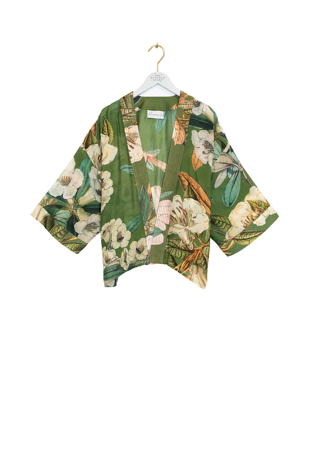Rhodoleia Green Kimono
