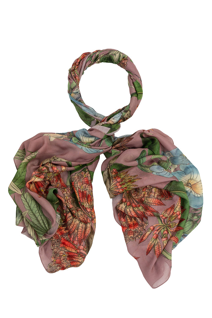 Rhodoleia Pink Scarf