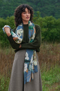 Rhodoleia Blue Scarf