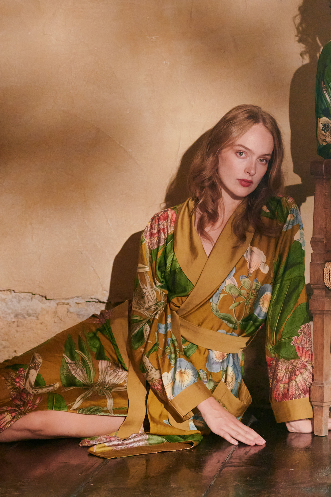 Rhodoleia Gold Gown