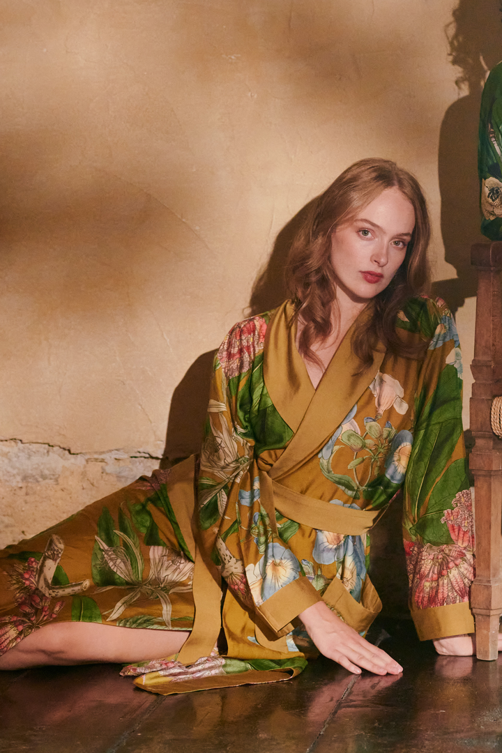 Rhodoleia Gold Gown