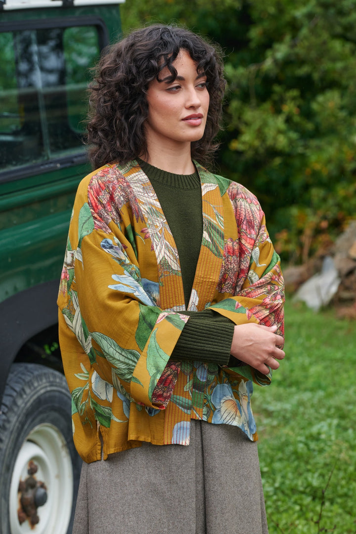 Rhodoleia Gold Kimono
