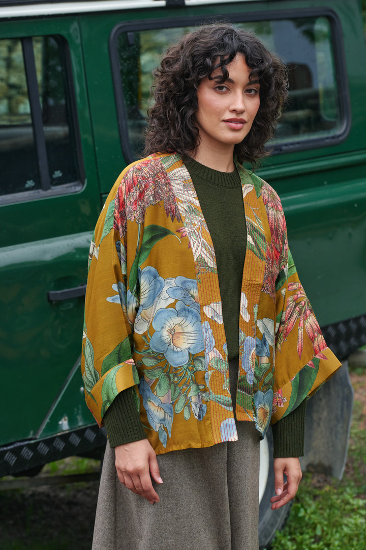 Rhodoleia Gold Kimono