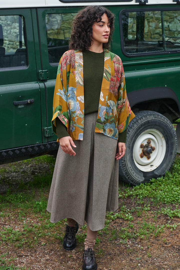 Rhodoleia Gold Kimono