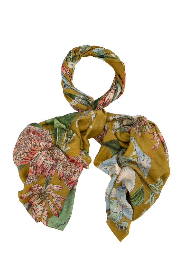 Rhodoleia Gold Scarf