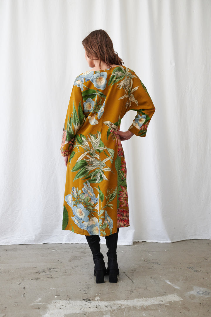 Rhodoleia Gold Kate Dress