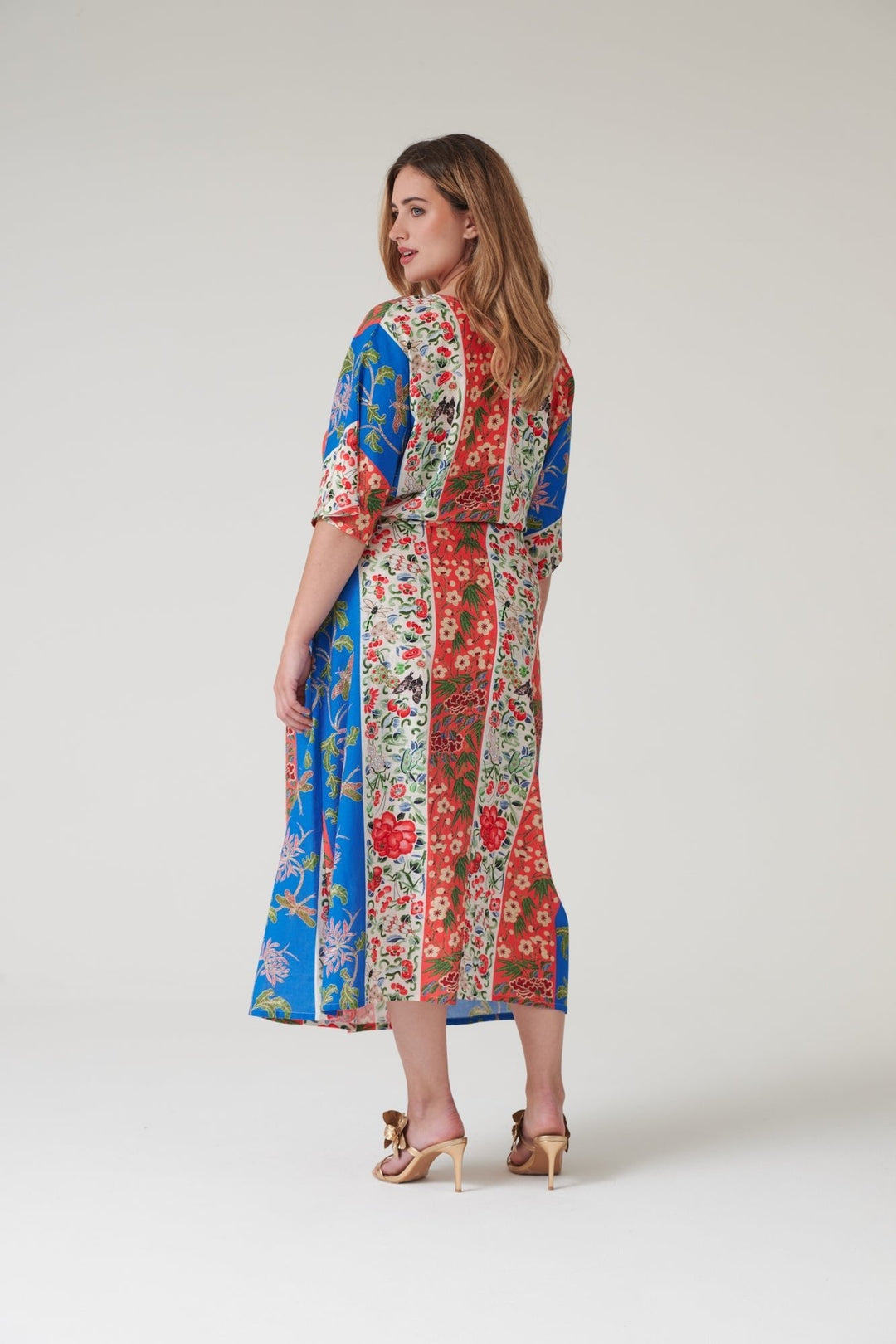 Ribbons Cobalt Obi Dress - One Hundred Stars