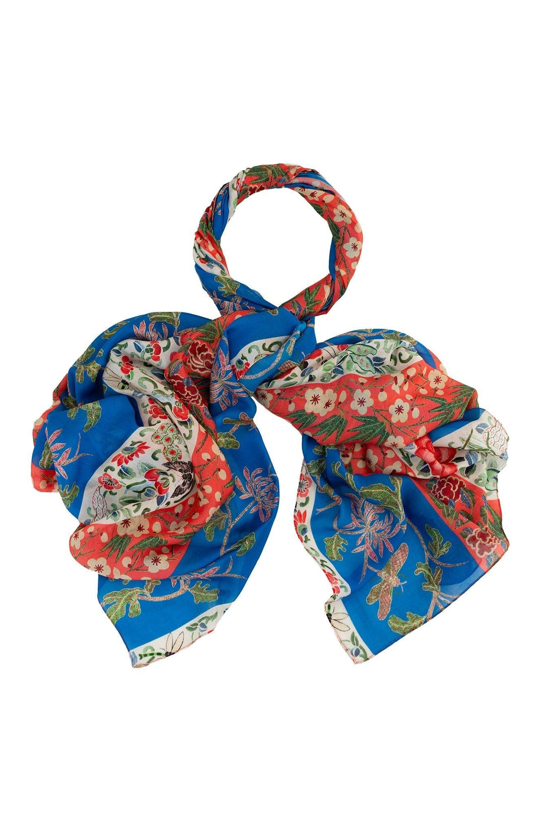 Ribbons Cobalt Scarf - One Hundred Stars