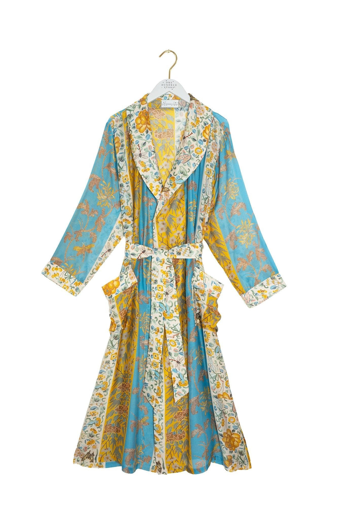 Ribbons Gold Gown - One Hundred Stars