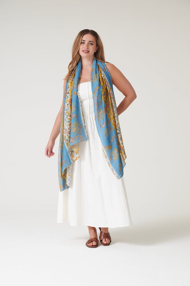 Ribbons Gold Scarf - One Hundred Stars