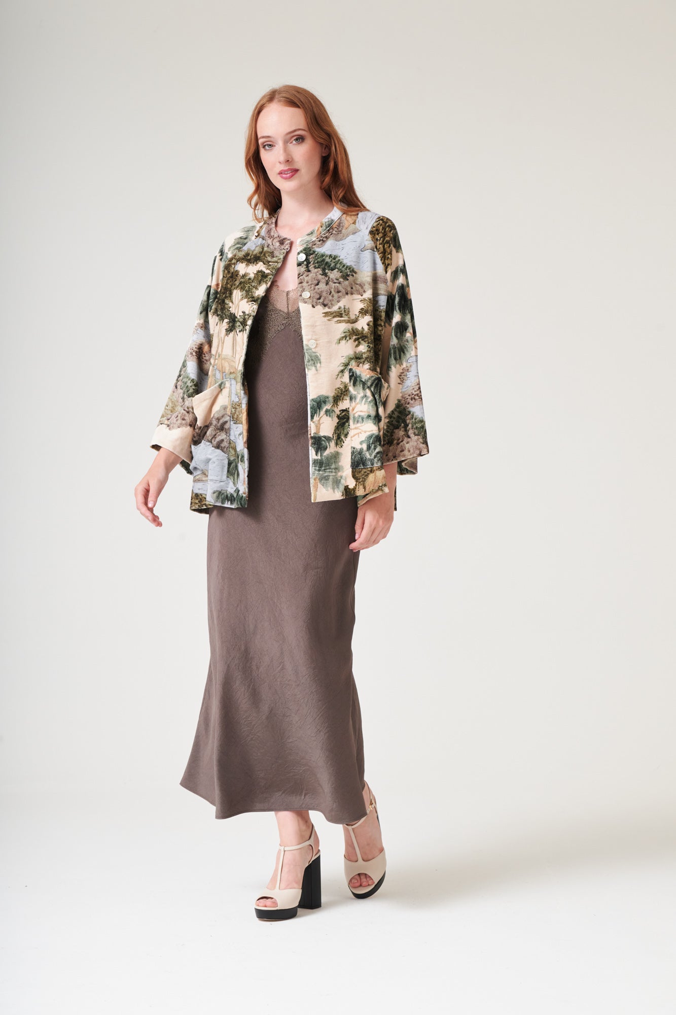 Rivers and Trees Natural Velvet Jacket – One Hundred Stars USA